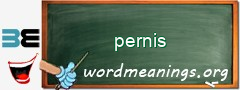 WordMeaning blackboard for pernis